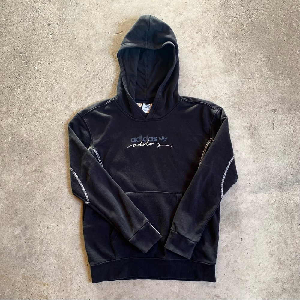 Adidas embroidered y2k hoodie